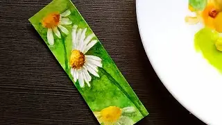 Chamomile watercolour painting | watercolour flowers