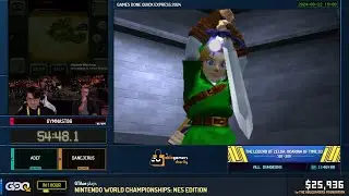 Ocarina of Time 3D All Dungeons Speedrun at GDQx 2024