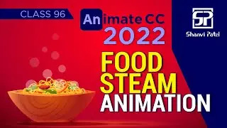 Adobe Animate CC 2022: Make Food Steam Animation | Flash Tutorial | create Food animation