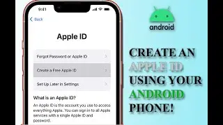 How to Create an Apple ID on Android Phone! Easy Steps!