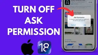 how to turn off ask permission on iphone || Fix Ask permission on iphone