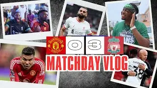 MANCHESTER UNITED 0-3 LIVERPOOL ( MATCHDAY VLOG) PREMIER LEAGUE 2024-25 HIGHLIGHTS