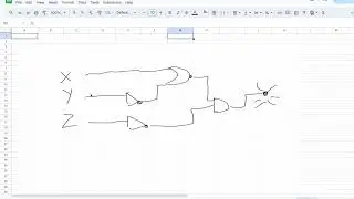 Logic gates diagram conversion to expression