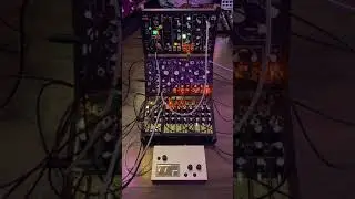 MakeNoise Strega and the Monome Norns running the 
