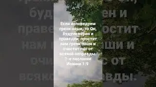 Если исповедуем грехи наши, то Он, будучи верен и праведен, простит нам грехи наши э!
