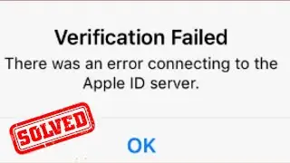 How to fix verification failed there was an error connecting to the Apple ID server on iPhone iOS 14