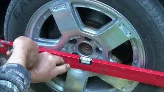 Самодельная линейка для схождения колёс автомобиля !