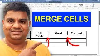 How to Merge Cells in Word [ Online ]