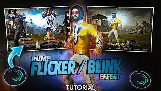 Flicker/Blink Effect Tutorial 😱 in Alight Motion | Pubg Lobby Flicker Effect | Mr TOM Playz