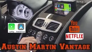 Austin Martin Vantage Naviks module Carplay Android Auto wireless, Mirror cast Front camera