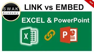 👍 Link vs Embed Excel to Powerpoint