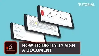 How to digitally sign a document | Adobe Acrobat