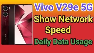 Vivo V29e 5G Show Daily Data Usage kaise kare | How To Show Daily Data Usage Setting In Vivo V29e 5G