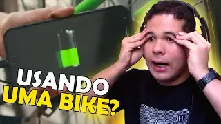 Carregando o Celular usando uma BICICLETA???