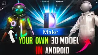 How Create Your Own 𝐅𝐑𝐄𝐄 𝐅𝐈𝐑𝐄 𝟑𝐃 𝐌𝐨𝐝𝐞𝐥 IN 𝐀𝐍𝐃𝐑𝐎𝐈𝐃 📱🤩 / Use Ninjaripper in ANDROID 💯