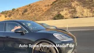 Porsche Macan EV Spied Testing