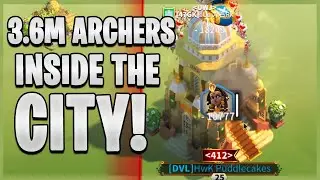 3.6M Archers Defending City , 239% Attack | Rise of Kingdoms