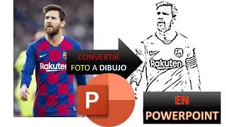 Convertir Foto a DIBUJO con PowerPoint