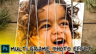 How to Create Multi Frame Photo Effect In Photoshop cc  