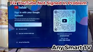 Fix YouTube Not Sign In Problem on Smart TV