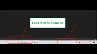 How to Remove the "News and Interests" Widget from the taskbar (Windows 10 21H2) - In 30 Seconds