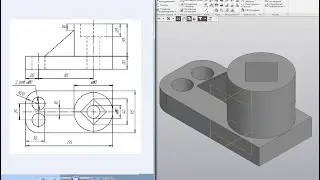 Видеоурок 011. Создание 3D модели в КОМПАСЕ-3D V18.1.