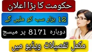 8171 Ehsaas Program Ka Tarika || 8171 Ehsaas Program 2021 || 8171 Ehsaas Program SMS || Best Free