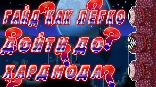 ГАЙД КАК ЛЕГКО ДОЙТИ ДО ХАРДМОДА /// TERRARIA