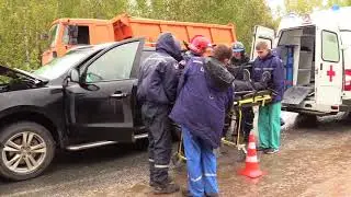 29.09.17. ДТП на 10 км Окружной дороги г. Ижевска (Завьяловский район)
