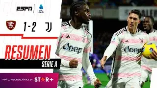 ¡LA VECCHIA SIGNORA LO GANÓ EN EL FINAL Y SE ACERCA A LA CIMA! | Salernitana 1-2 Juventus | RESUMEN