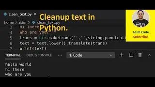 Cleanup text in Python