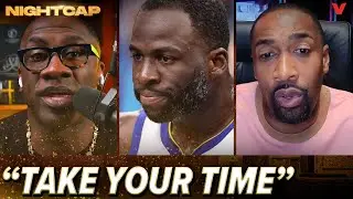 Gilbert Arenas tells Shannon Sharpe the Warriors shouldnt rush Draymond Green back | Nightcap