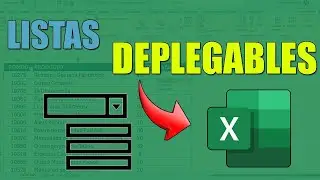 Como hacer una LISTA DESPLEGABLE PASO A PASO en excel