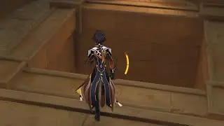 DO NOT JUMP INSIDE THIS HOLE !!!   King Deshret's Throne Dune Unlock at Khaj- Nisut - Genshin Impact
