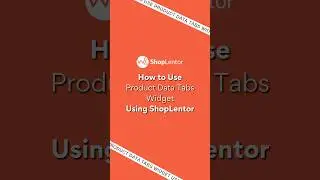 How to Use Product Data Tabs Widget #elementor #woocommerce #wordpress #shorts