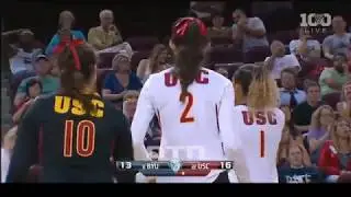 #tb Samantha Bricio (USC) vs BYU 150829