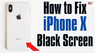 How to Fix iPhone X Black Screen But Still Works or Black Screen of Death | Turn Back ON