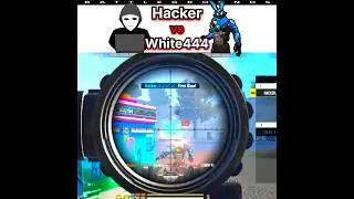 White 444 vs Hacker🍷🗿@WHITE444YT Garena Free Fire #shorts