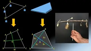 Center of gravity of a quadrilateral