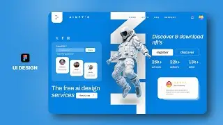 AI Art Website Design in Figma: Beginners Guide to Simple Stunning UI