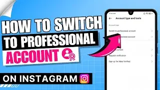 How to Switch to Professional Account on Instagram 2024 ✅