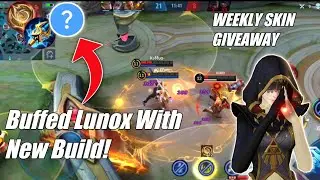 TRY THIS NEW BUILD ON LUNOX! Weekly Giveaway | Saigon MLBB