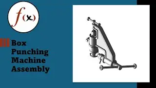 Box Punching Machine Assembly Drawing - Sheet 2 | Orthographic & Section Views | Siemens NX 12