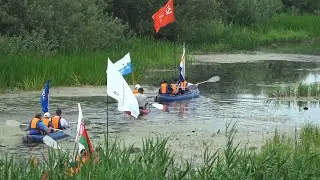 Маршрутом памяти. Водный поход в Пинском районе