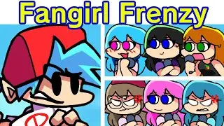 Friday Night Funkin' 6 BF VS 6 Sky - Fangirl Frenzy + Cutscenes (FNF Mod/Hard) (8 Keys)