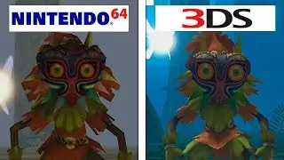 Zelda: Majoras Mask | Nintendo 64 vs Nintendo 3DS | 4K Graphics Comparison