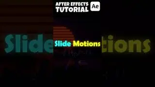 retro text animation After Effects tutorial - анимация текста