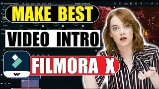 How to Make A Professional Video Intro in Filmora X | Filmora X Best Motion Graphics Intro Animation