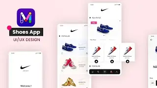 Nike Shoes UI UX App Design (Mockup + Prototype)