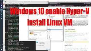 Windows 10 enable Hyper-V install Linux VM tutorial - January 2023 - 9448fcf2